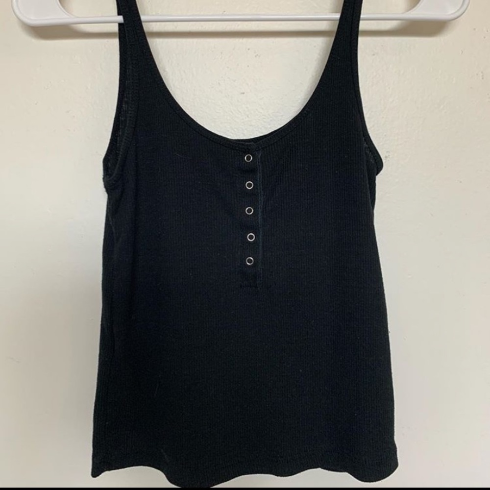black tank top